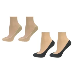 Invisible microfiber stockings (2 pairs)